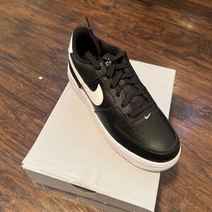 Nike Air Force Ones Black and White Brand New